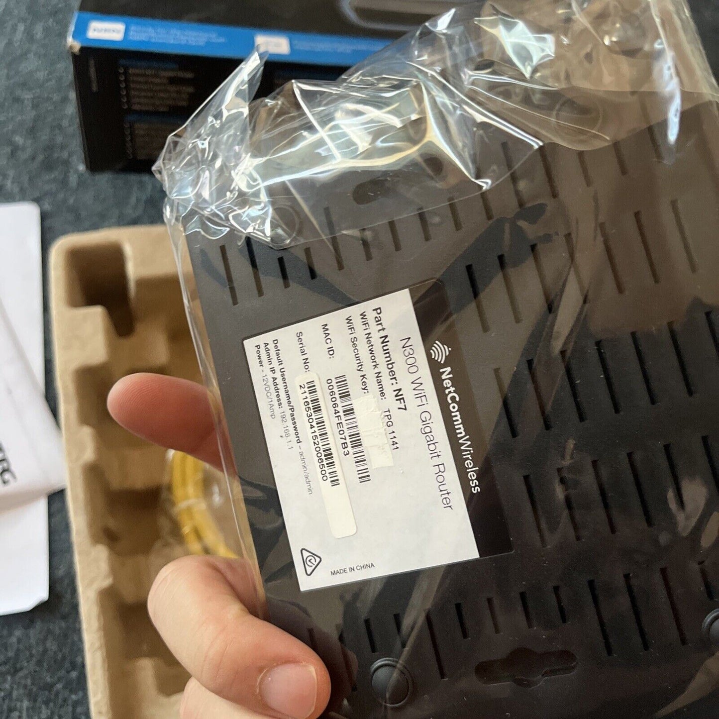 Netcomm Wireless N300 Wifi Gigabit Router NBN Ready NF7 *Never Used*