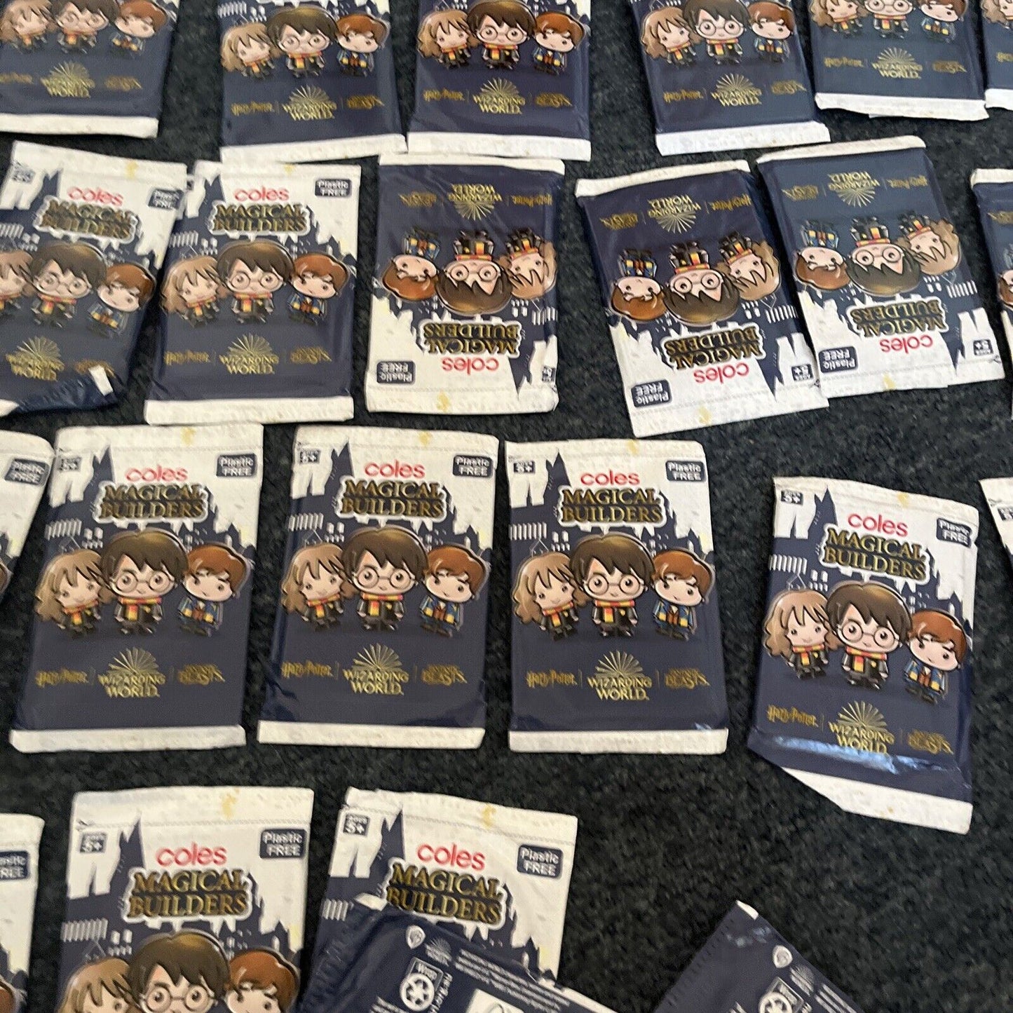 *New Sealed* 28x Coles Magical Builders Harry Potter /Fantastic Beasts