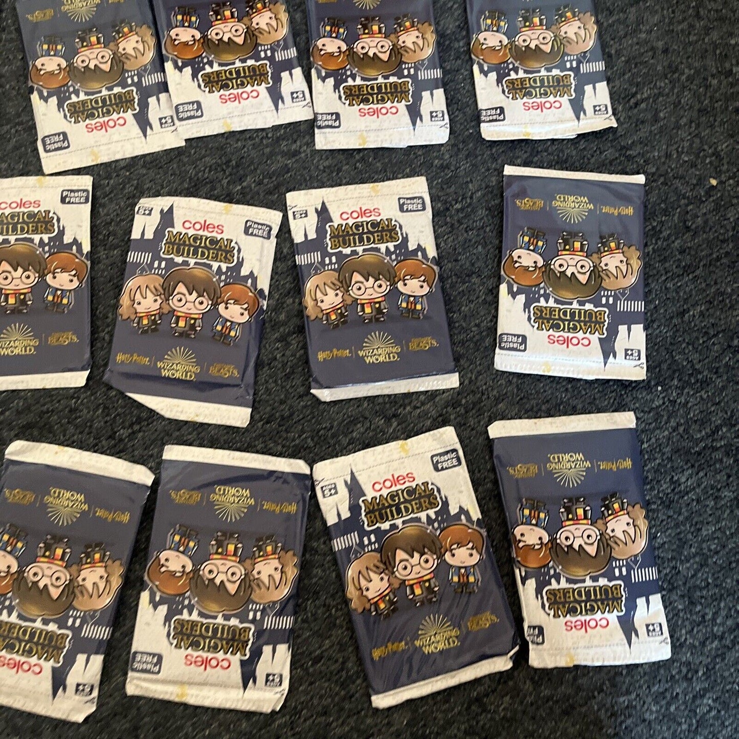 *New Sealed* 28x Coles Magical Builders Harry Potter /Fantastic Beasts