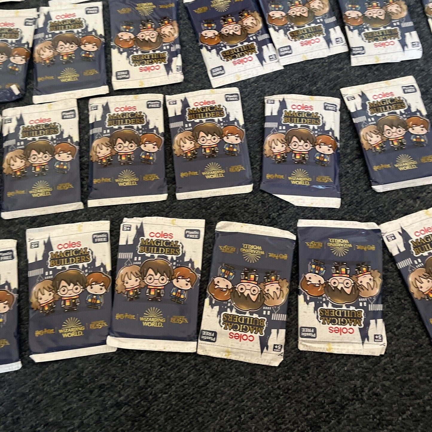 *New Sealed* 28x Coles Magical Builders Harry Potter /Fantastic Beasts