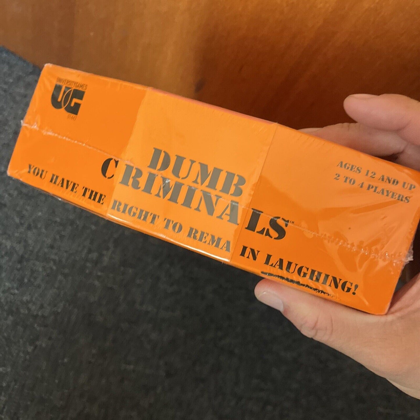 *New Sealed* Dumb Criminals The Board Game You Have The Right To Remain Laughing