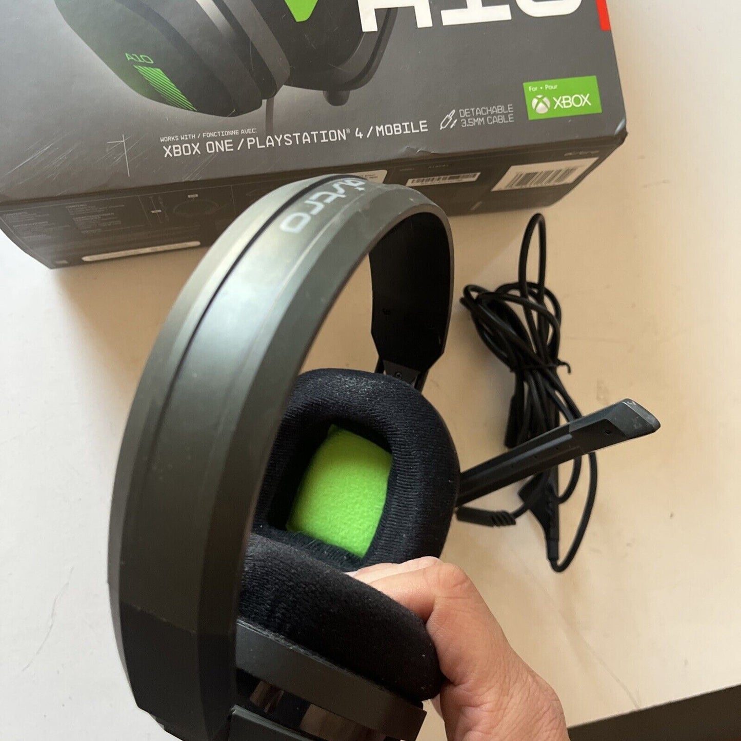Astro A10 Green Over the Ear Only Headsets for Microsoft Xbox One / PS4