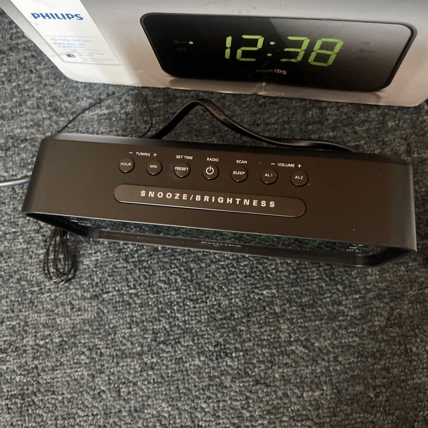 Philips AJ3232B/79 Alarm Clock AM/FM Radio - Black