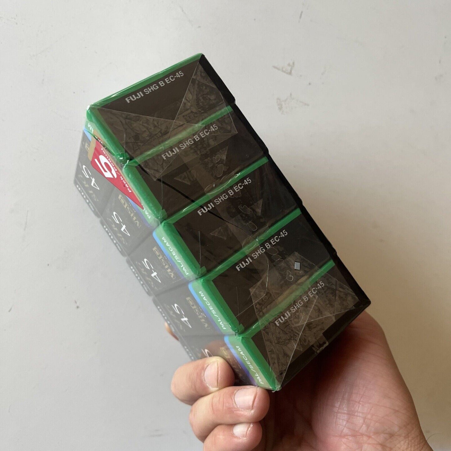 *New Sealed* 5x Fuji Compact Video Cassette VHS-C PAL/SECAM SHG 45