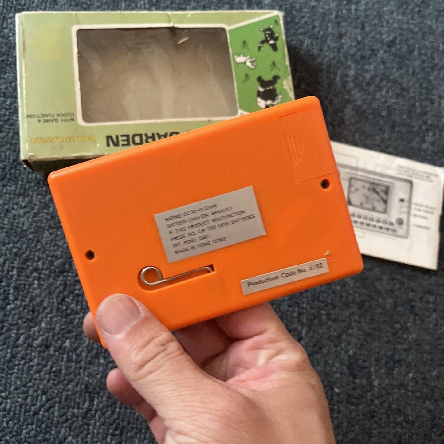 Thief In Garden Game & Calculator & Clock TG-18 From 1982 G. J Coles & Coy
