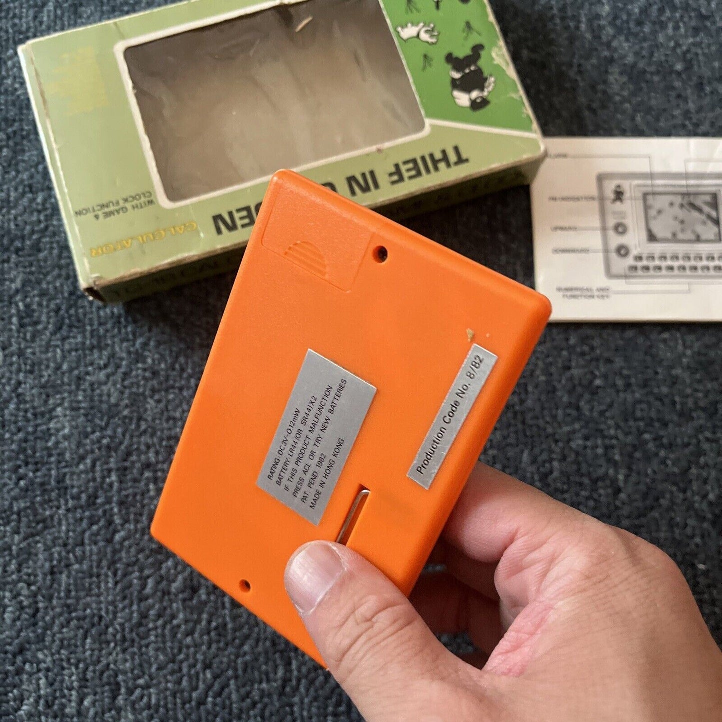 Thief In Garden Game & Calculator & Clock TG-18 From 1982 G. J Coles & Coy