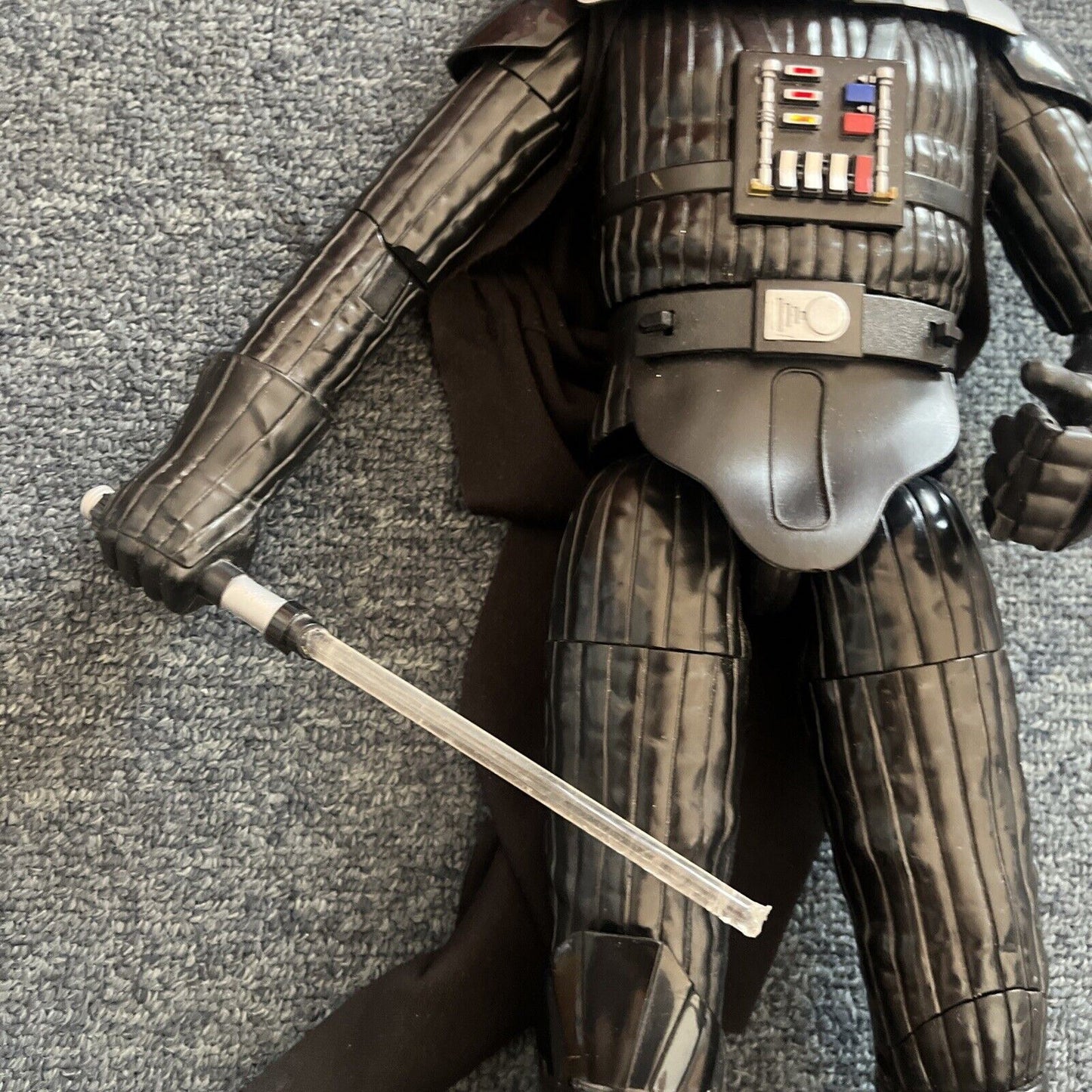 4x Star Wars Figures: 17" Darth Vader, Obi-Wan Kenobi 11", Stormtrooper 11" & 4"
