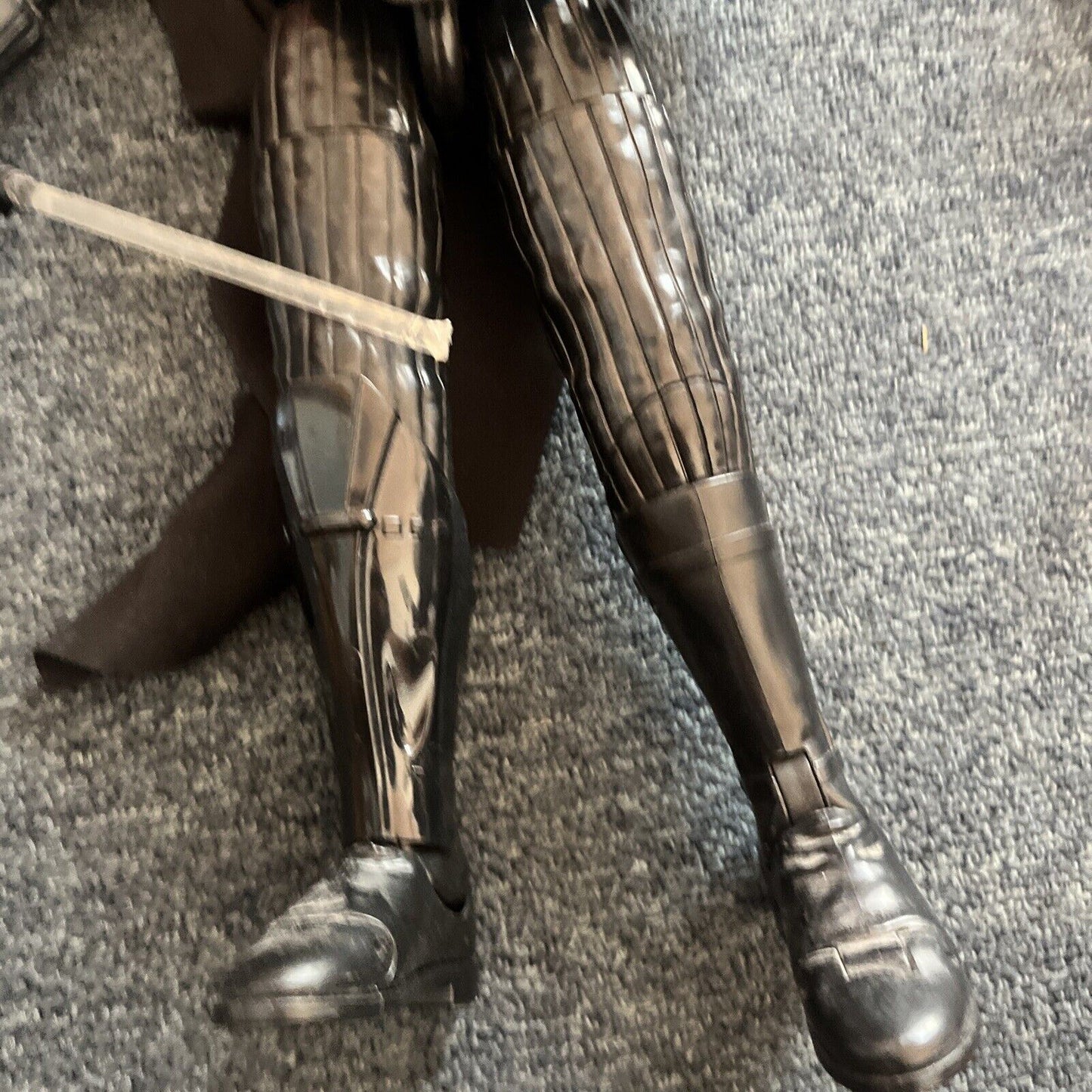 4x Star Wars Figures: 17" Darth Vader, Obi-Wan Kenobi 11", Stormtrooper 11" & 4"