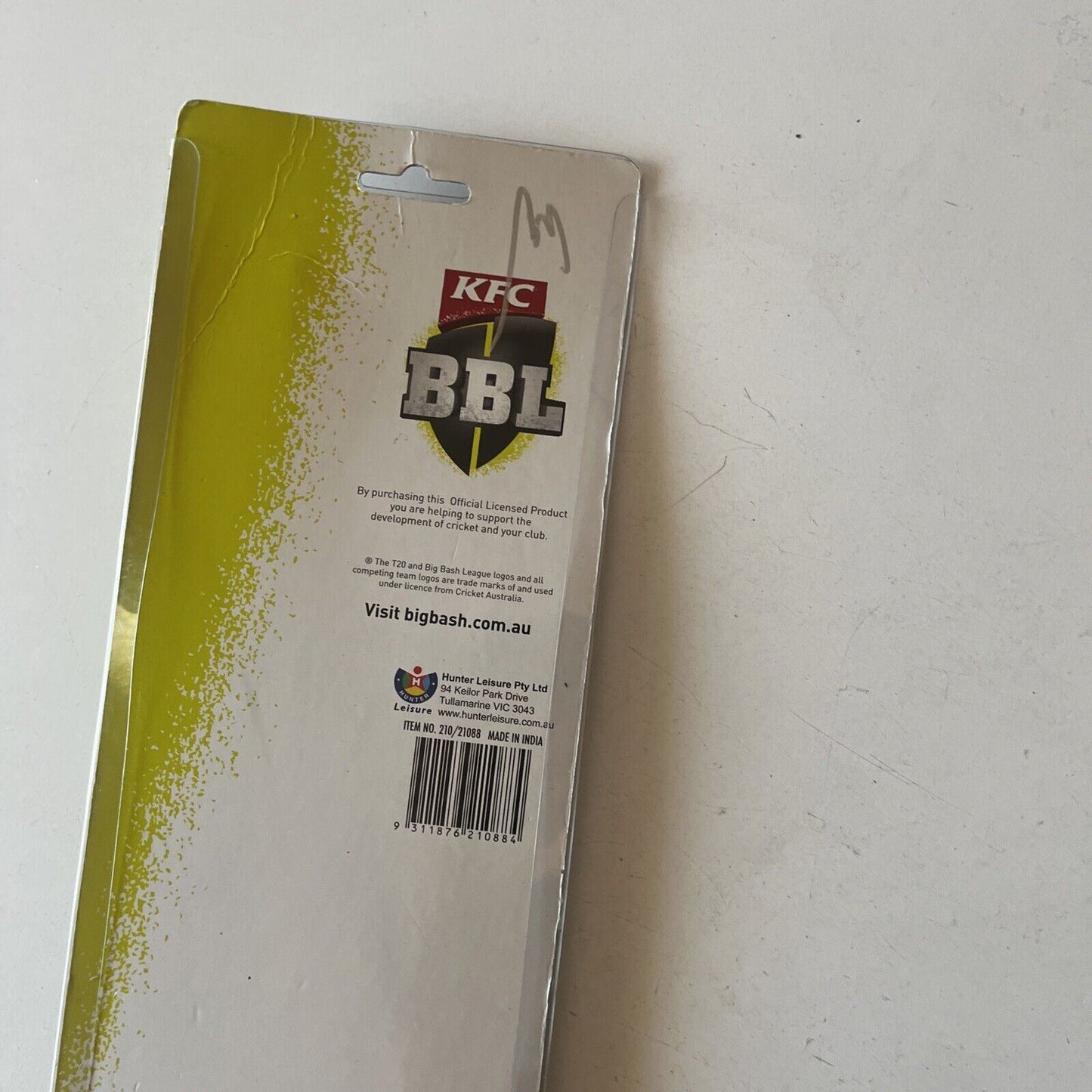 *New* KFC Big Bash BBL Autograph Bat with Marker