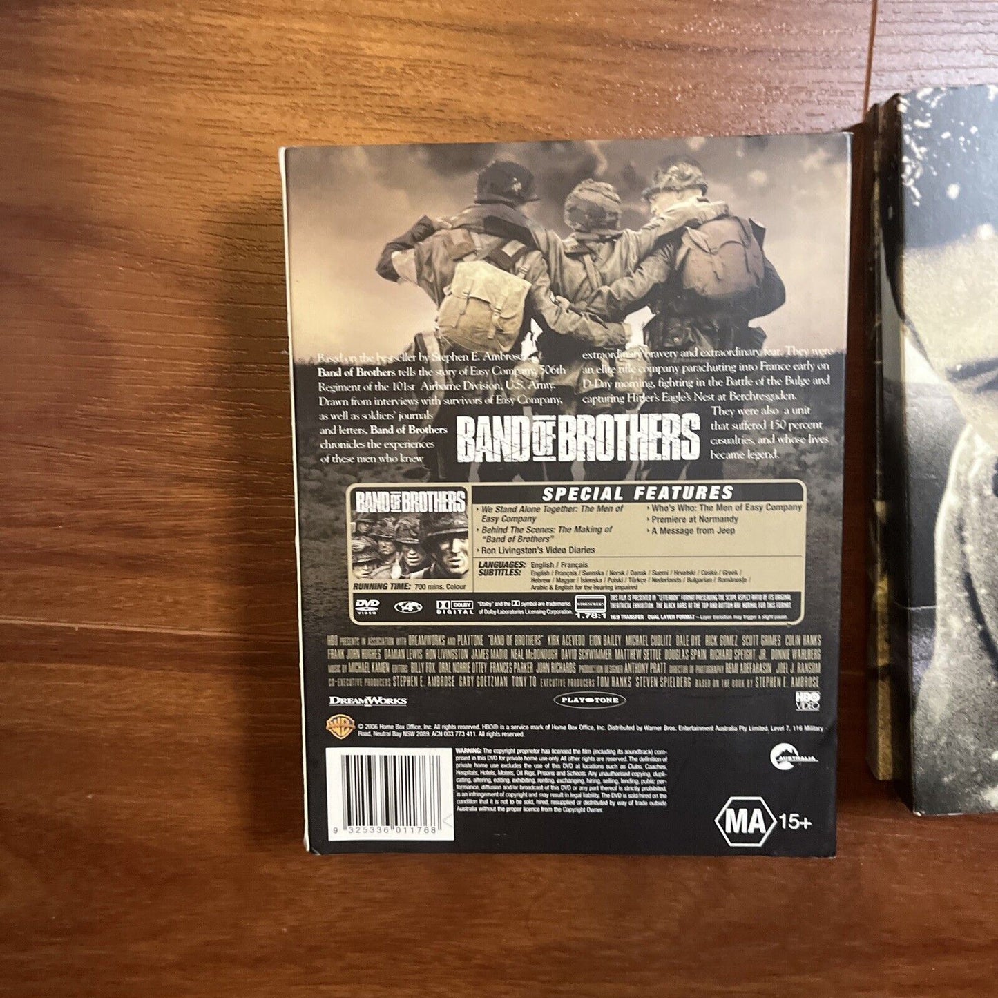 Band Of Brothers (DVD, 2001, 6-Disc) Damian Lewis. Region 4