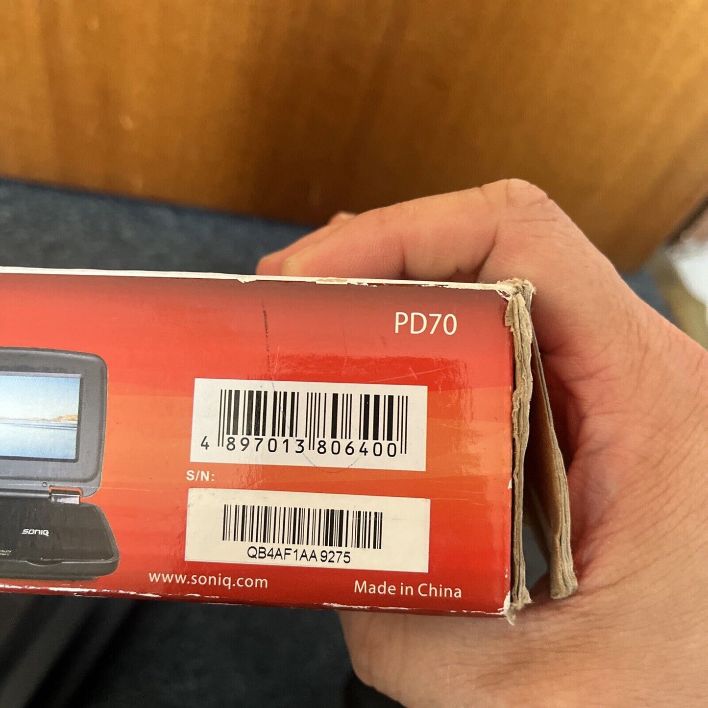 Sonic 7" Portable DVD Player PD70