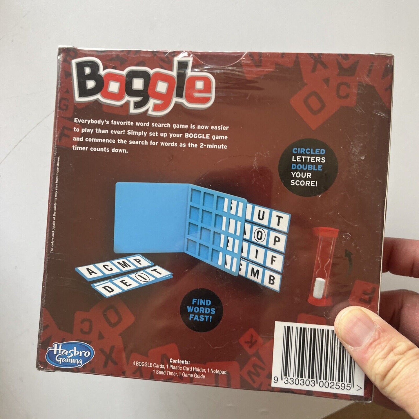 *New Sealed* Boggle Hasbro Mini Game The 2-minute Word Game Travel Edition