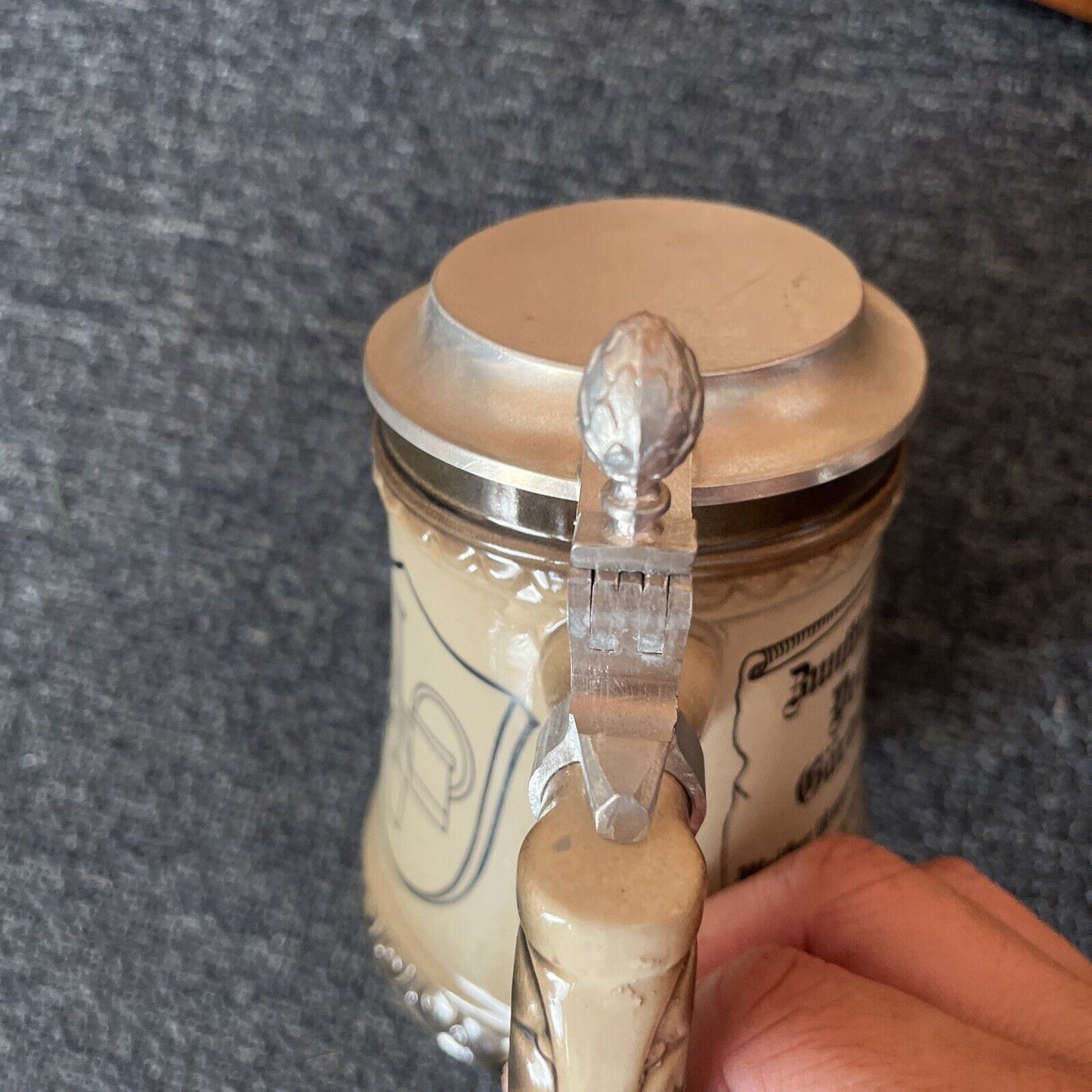 Zunftseidel Gärtner Farbausfall Beer Stein 500ml Made in Germany