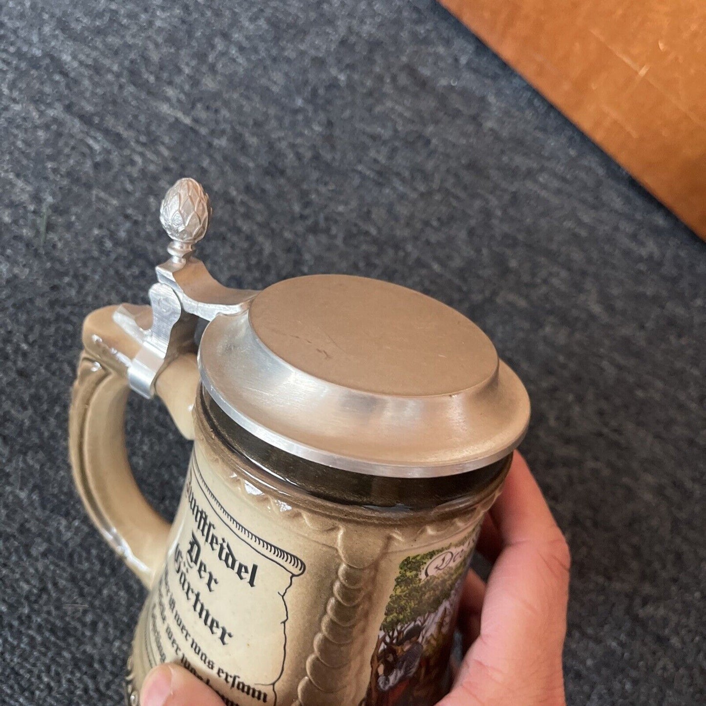 Zunftseidel Gärtner Farbausfall Beer Stein 500ml Made in Germany
