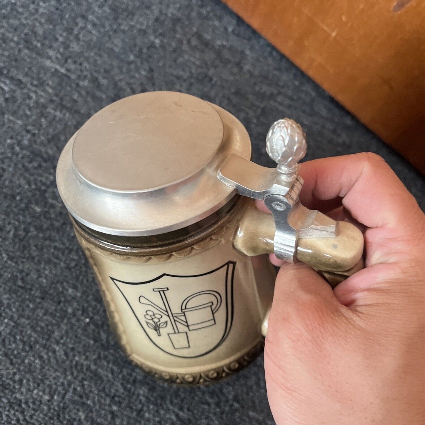 Zunftseidel Gärtner Farbausfall Beer Stein 500ml Made in Germany