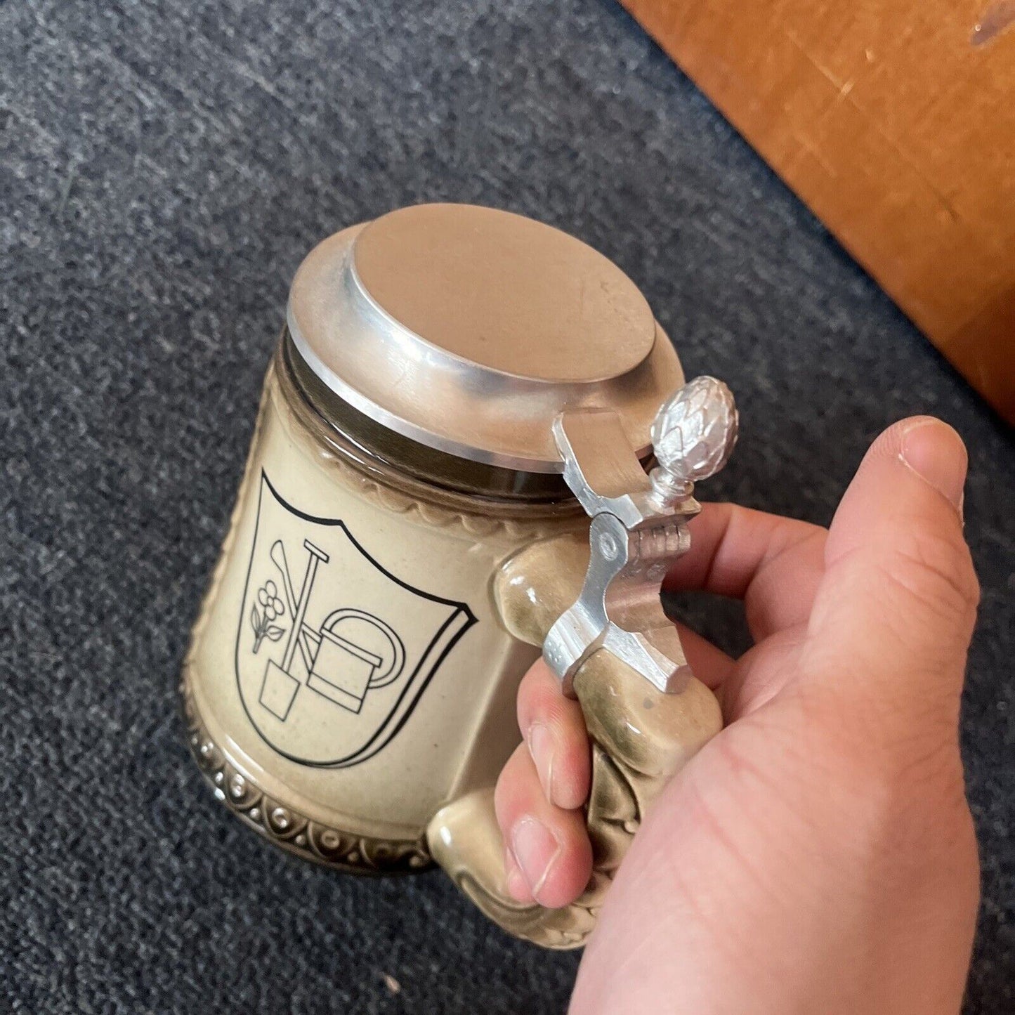 Zunftseidel Gärtner Farbausfall Beer Stein 500ml Made in Germany