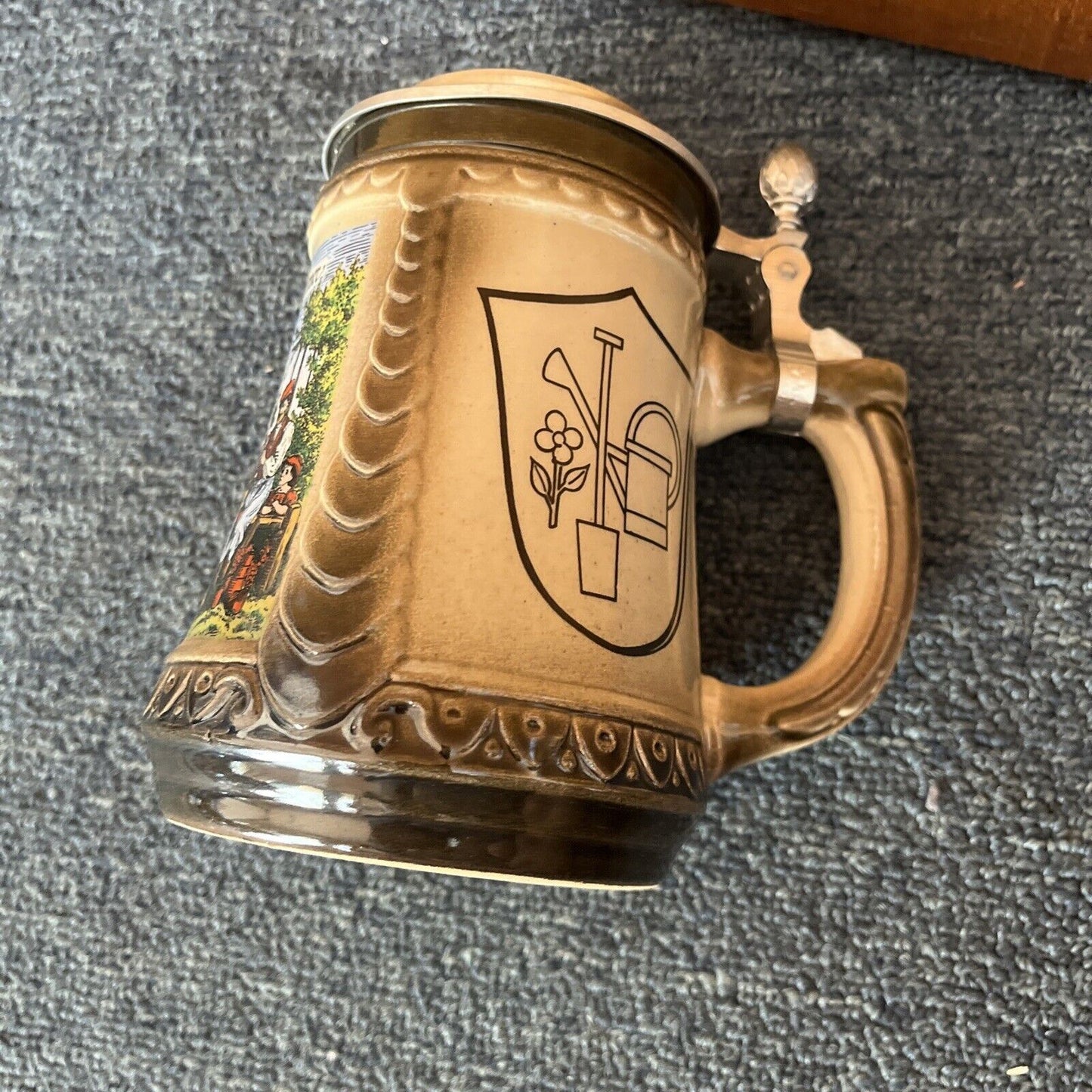 Zunftseidel Gärtner Farbausfall Beer Stein 500ml Made in Germany