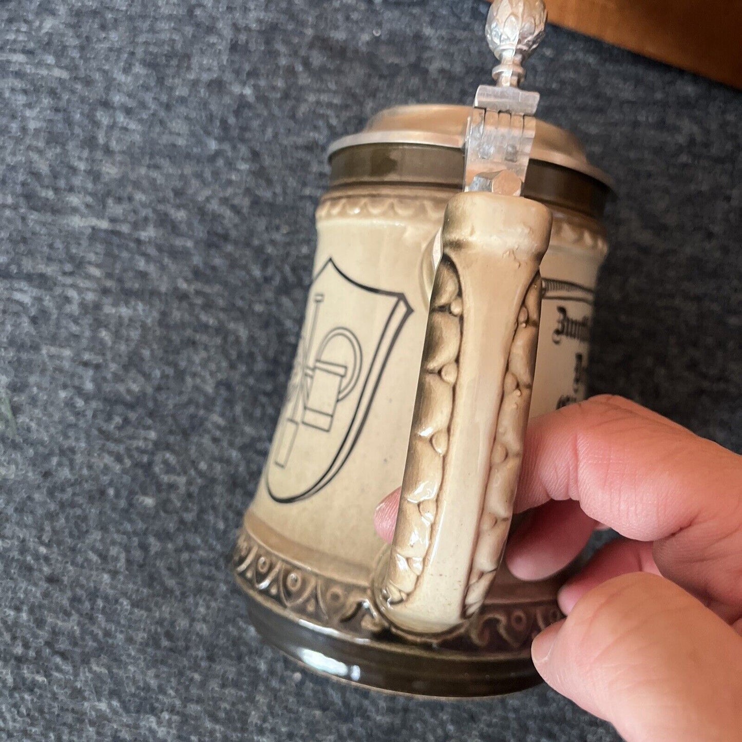 Zunftseidel Gärtner Farbausfall Beer Stein 500ml Made in Germany