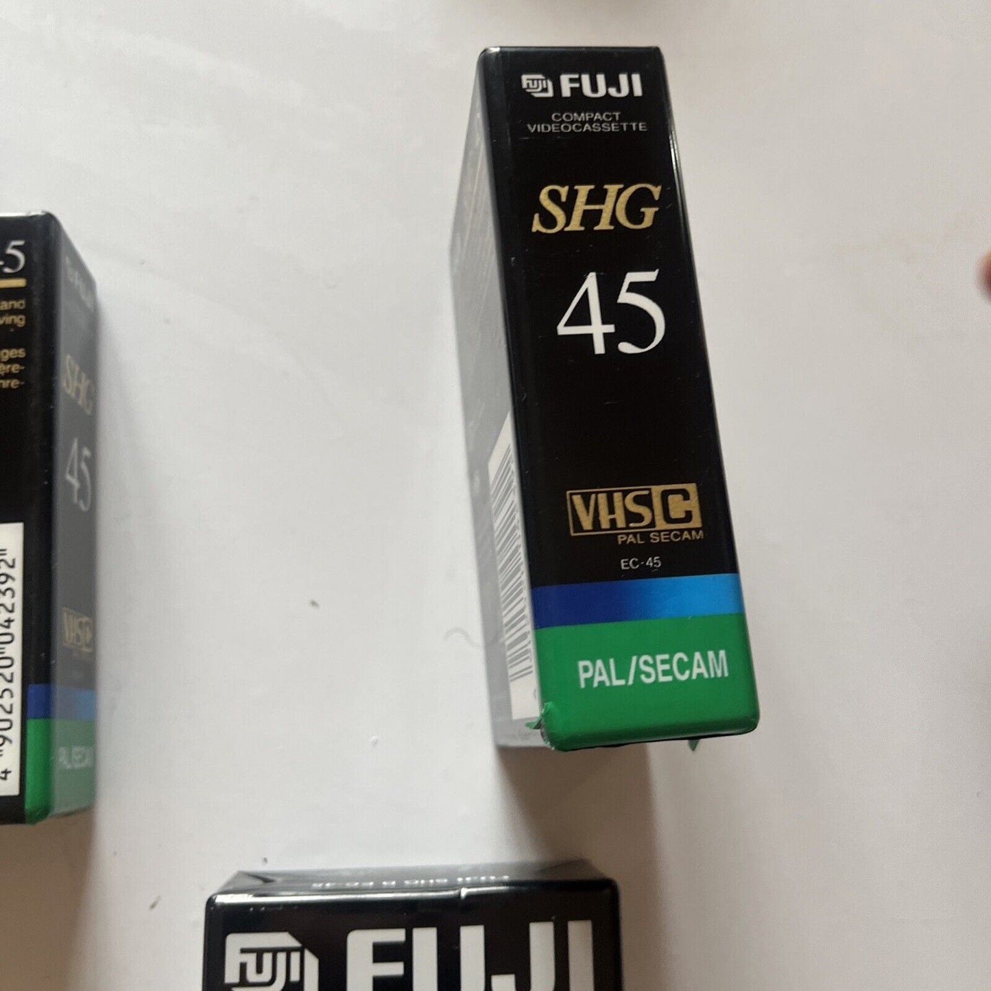*New Sealed* 3x Fuji Super HG EC- 45 VHS-C Blank Video Tape PAL