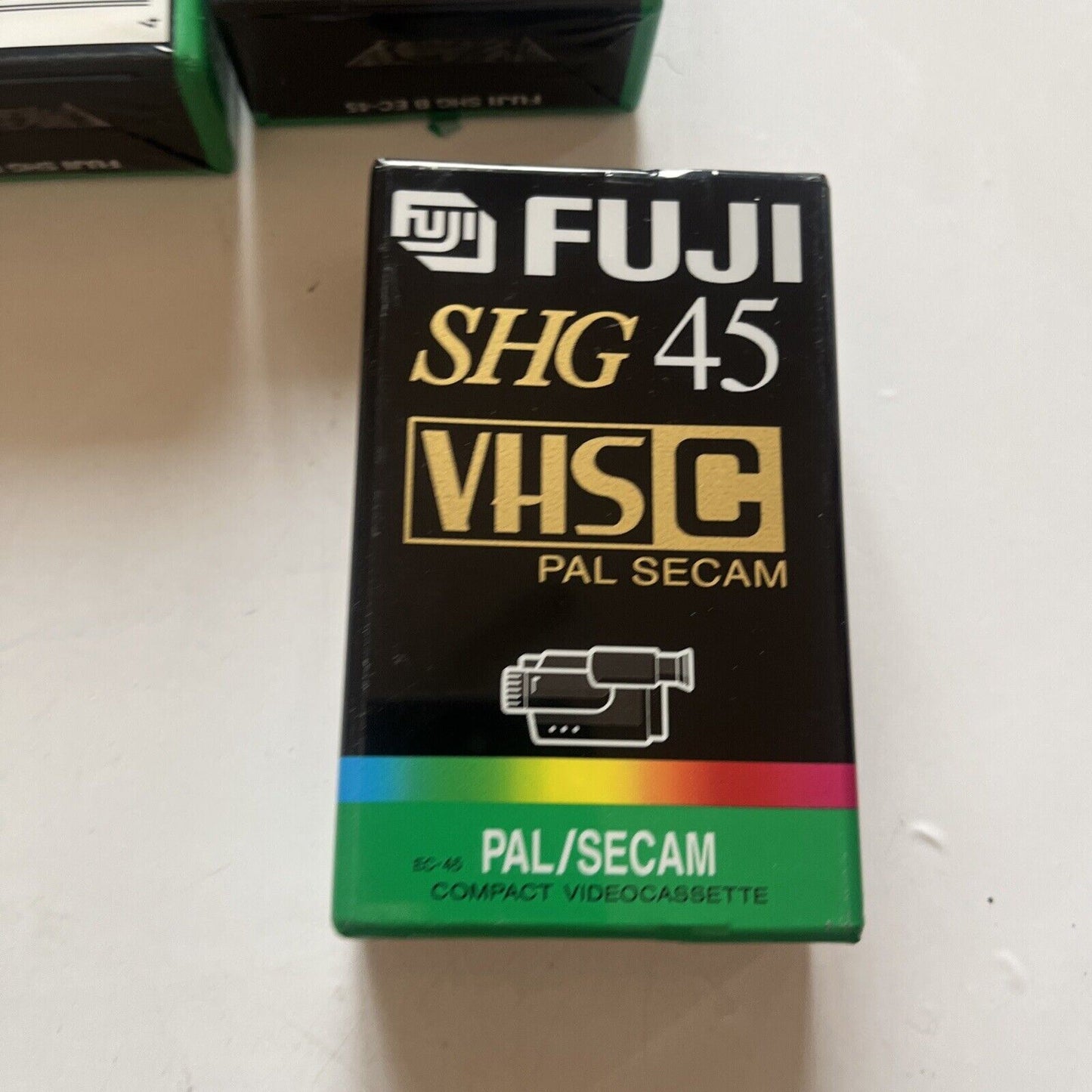 *New Sealed* 3x Fuji Super HG EC- 45 VHS-C Blank Video Tape PAL