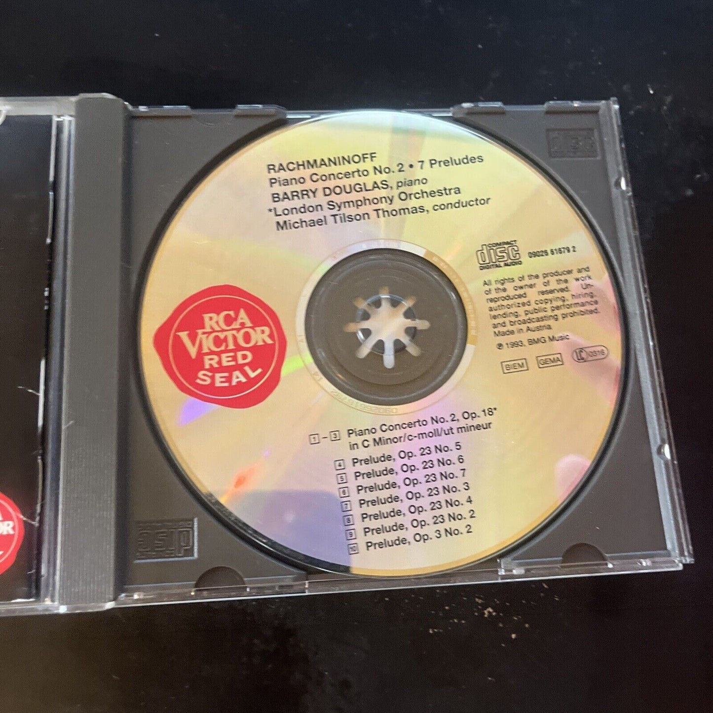 Barry Douglas - Rachmaninoff Piano Concerto No. 2 plus 7 Preludes (CD, 1993)