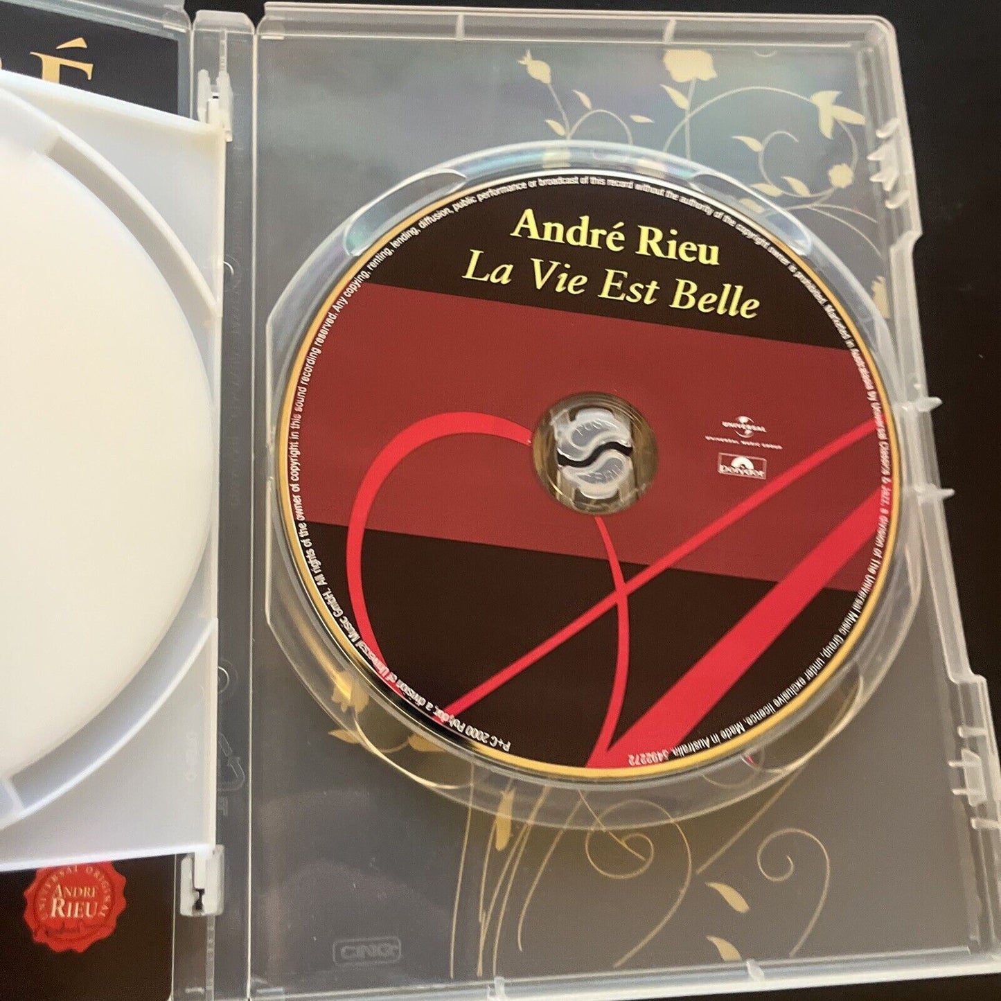 ANDRE RIEU - La Vie Est Belle Deluxe Edition (DVD & CD, 2008) All Regions