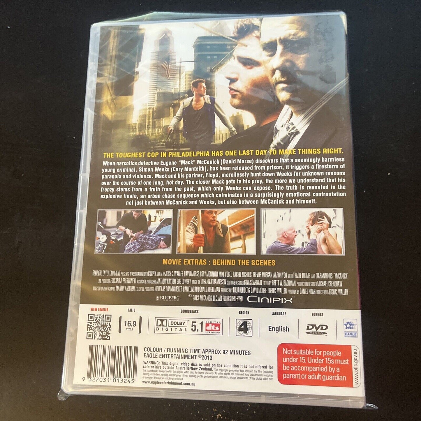 McCanick (DVD, 2013) David Morse, Ciaran Hinds, Cory Monteith NEW Region 4