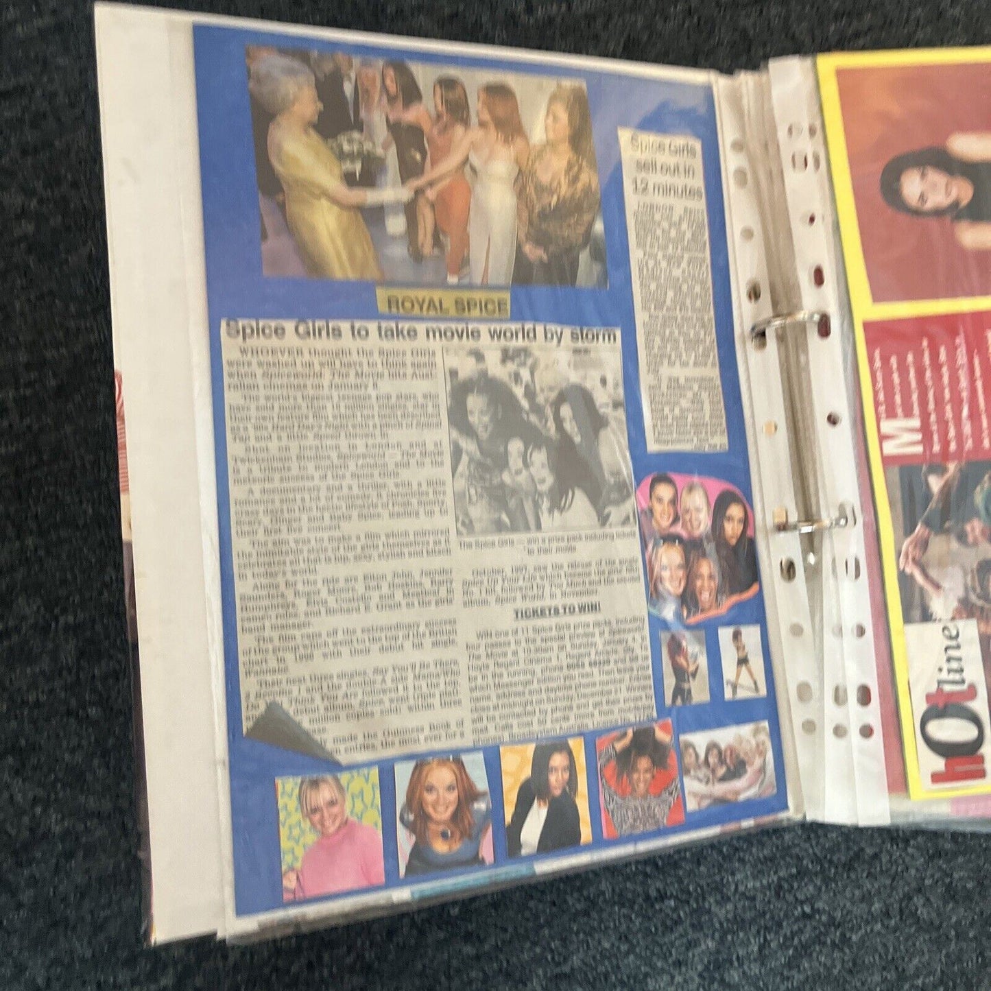 Spice Girls Folder with Newspaper & Magazines Clippings of Spice Girls 1997