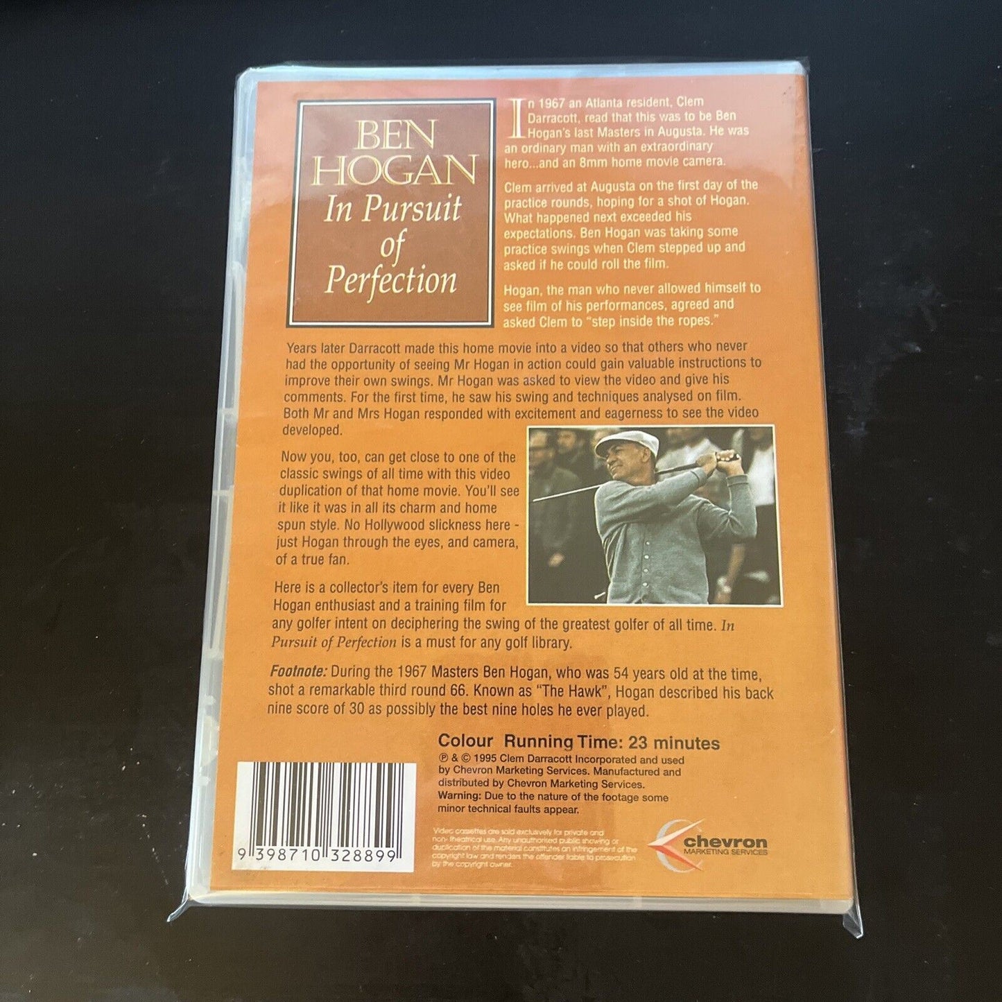 Ben Hogan - In Pursuit Of Perfection (DVD, 1995) NEW All Regions