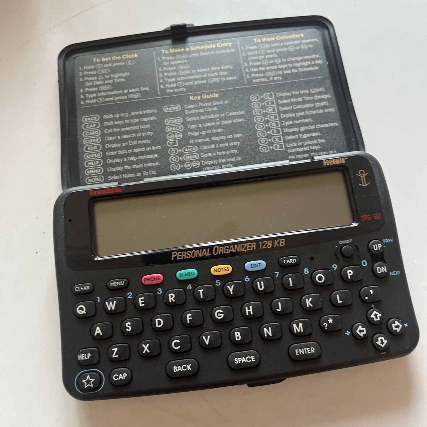 Franklin Bookman Personal Pocket Organizer Model ORG-560