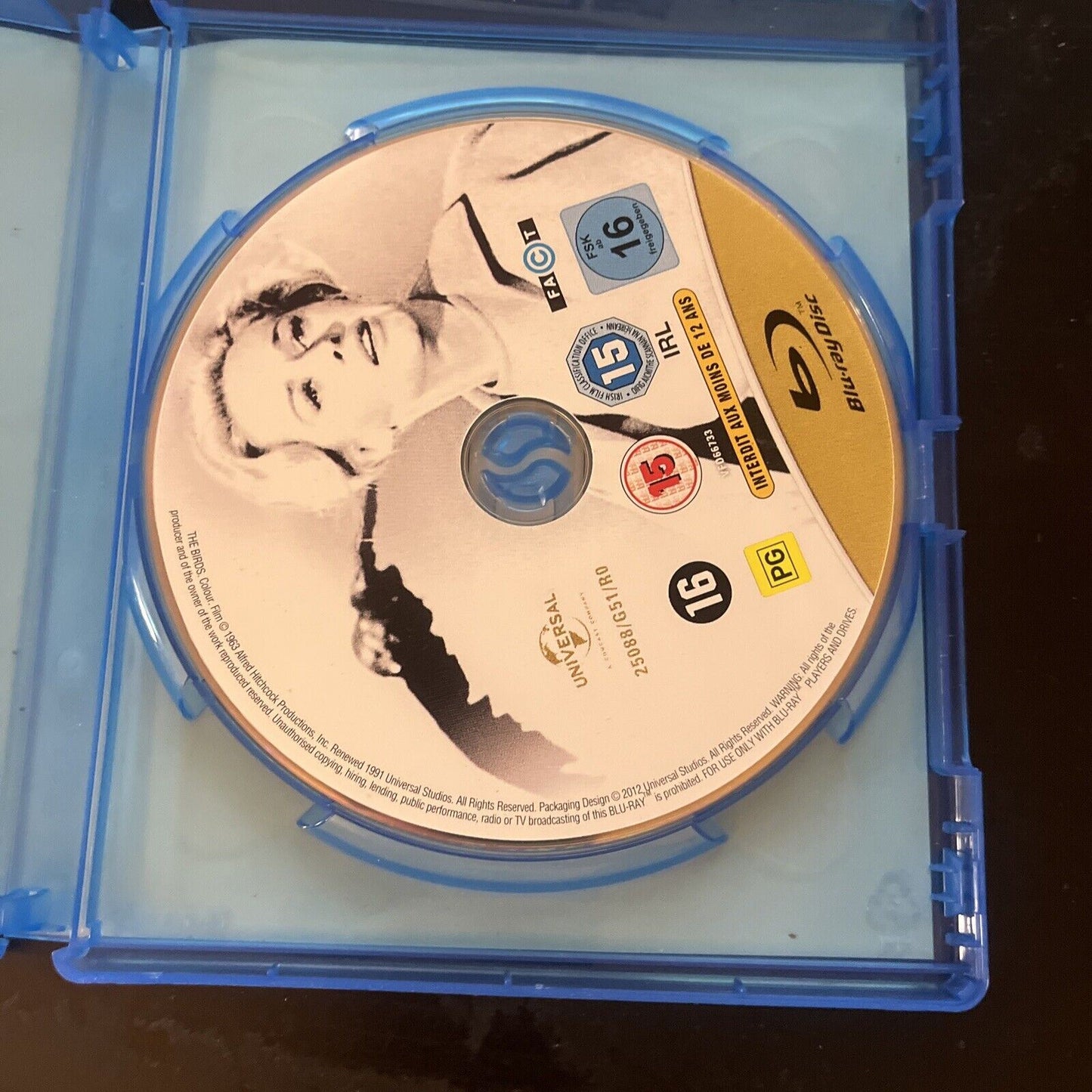 Alfred Hitchcock's: The Birds (Blu-ray, 1963) Region B