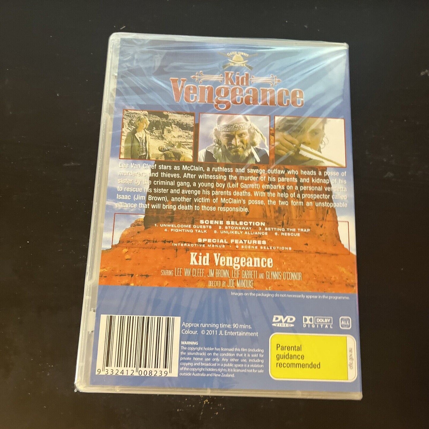 Kid Vengeance (DVD, 1977) Lee Van Cleef NEW All Regions