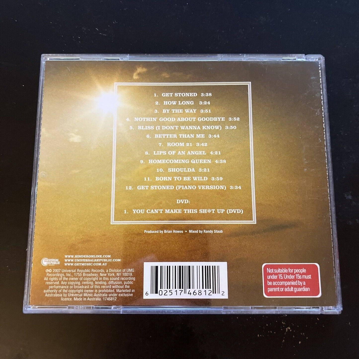 Extreme Behavior by Hinder (CD & DVD, 2005, 2-Disc)