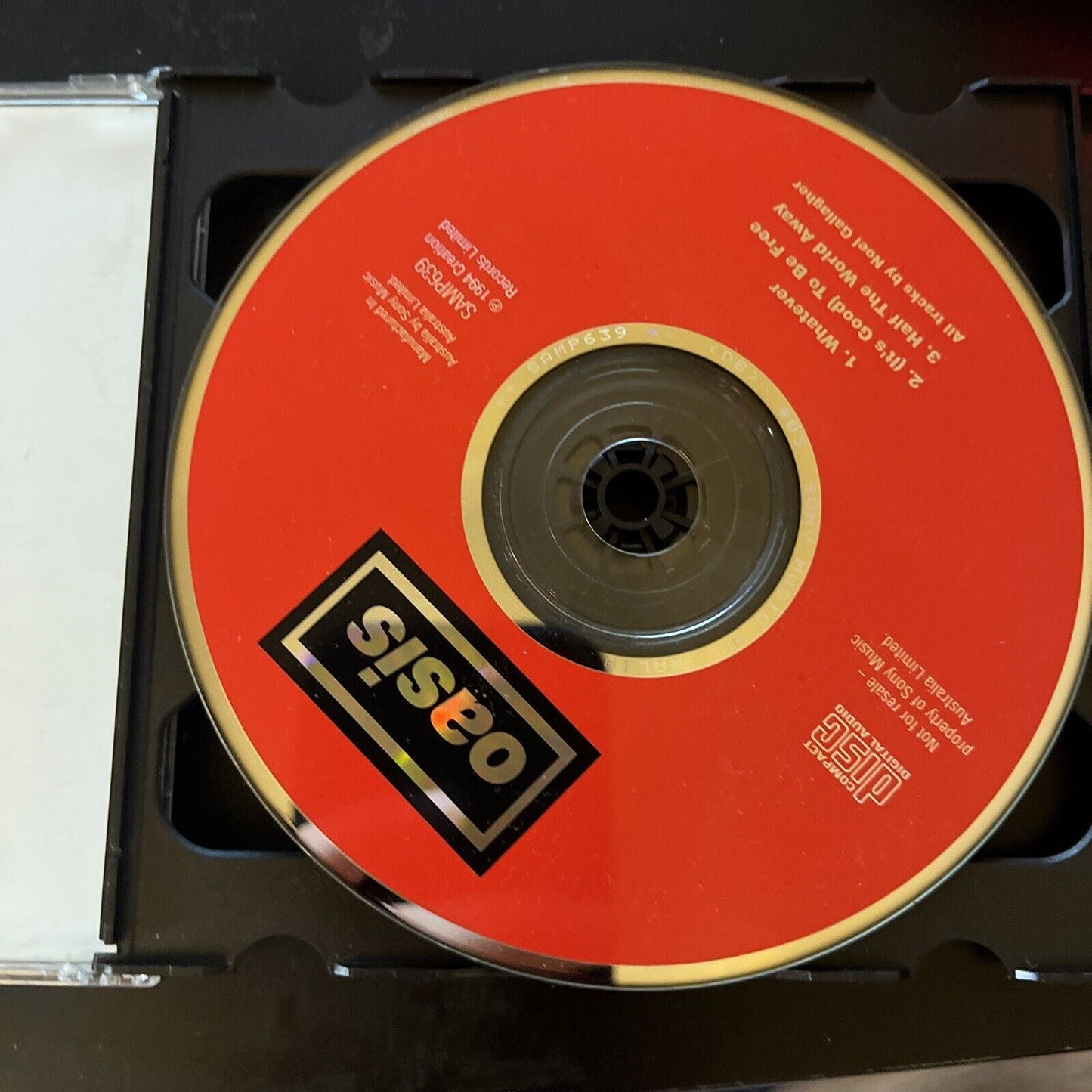 OASIS - Definitely Maybe CD + Bonus Promo Disc Limited Ed (CD, 1994, 2-Disc)