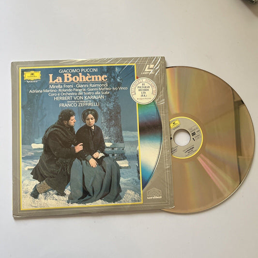 Giacomo Puccini - La Boheme (Laserdisc, 1988) LD NTSC