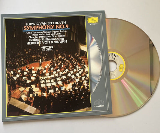 Berliner Philharmoniker - Ludwig Van Beethoven Symphony No 9 Laserdisc 1989 NTSC