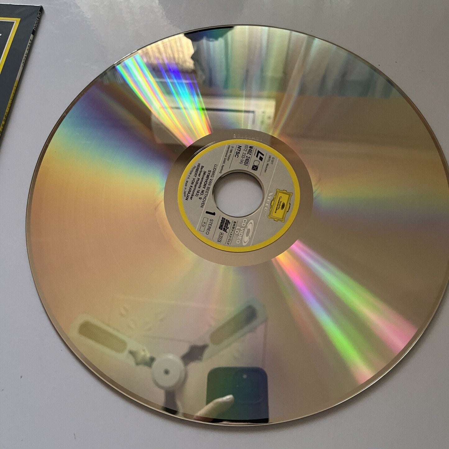 Berliner Philharmoniker - Ludwig Van Beethoven Symphony No 9 Laserdisc 1989 NTSC