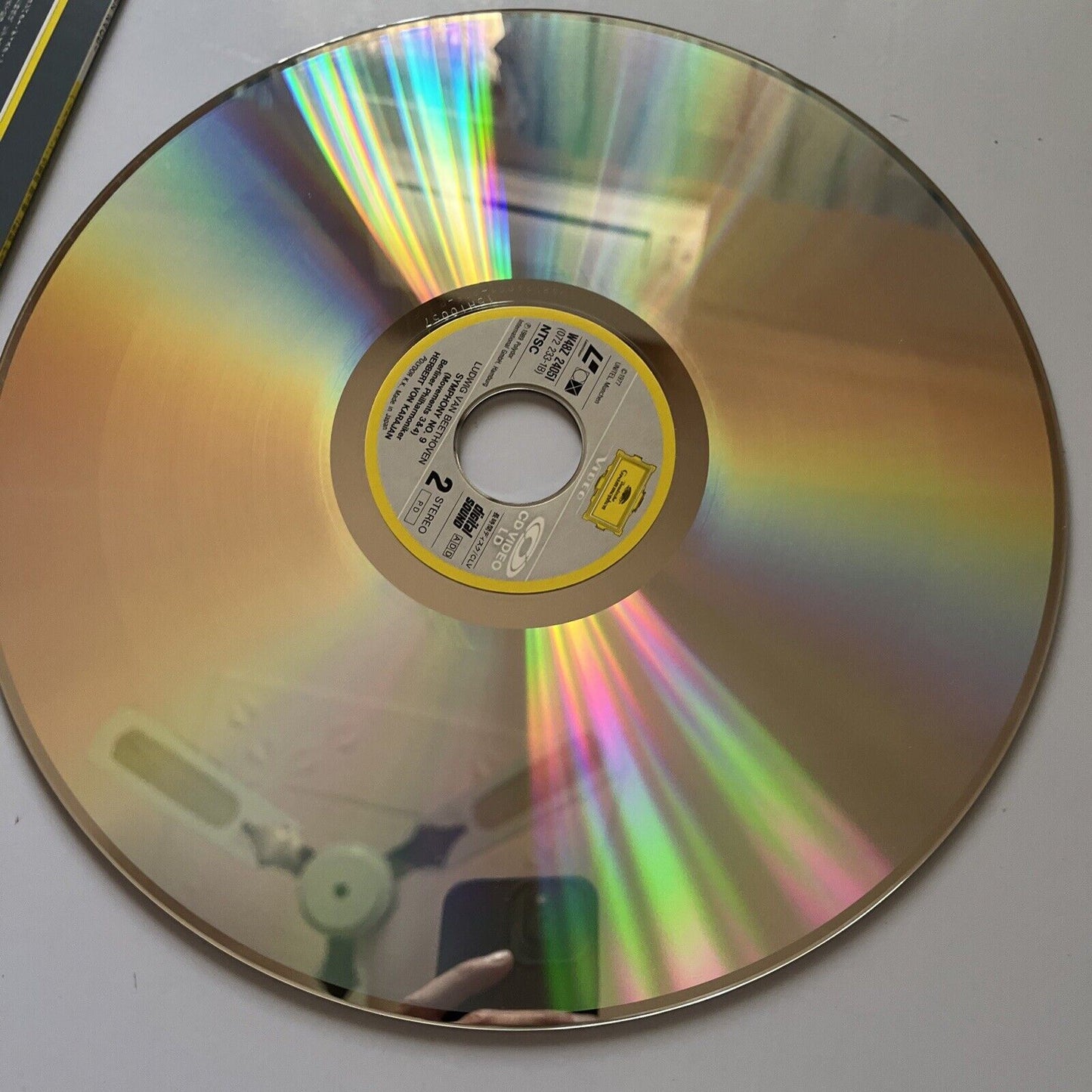 Berliner Philharmoniker - Ludwig Van Beethoven Symphony No 9 Laserdisc 1989 NTSC