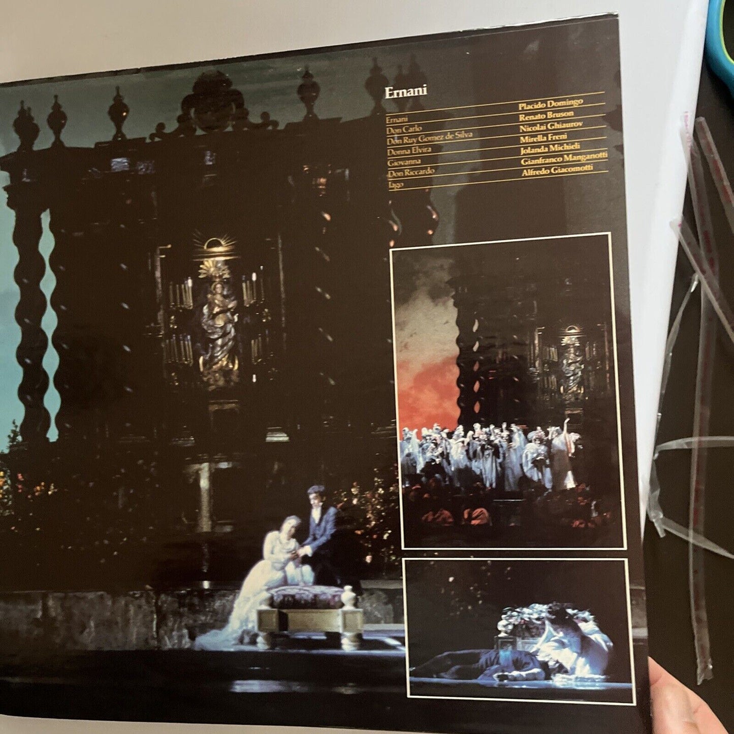 Verdi Ernani - Domingo, Freni, Bruson, Ghiaurov, Opera Laserdisc 1982 2-Disc