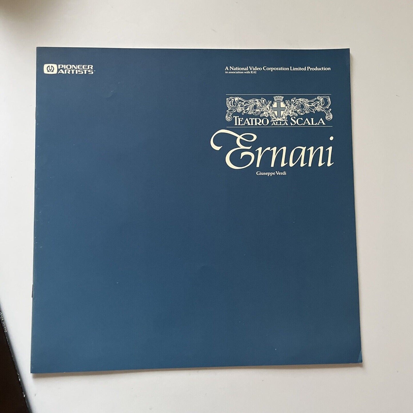 Verdi Ernani - Domingo, Freni, Bruson, Ghiaurov, Opera Laserdisc 1982 2-Disc