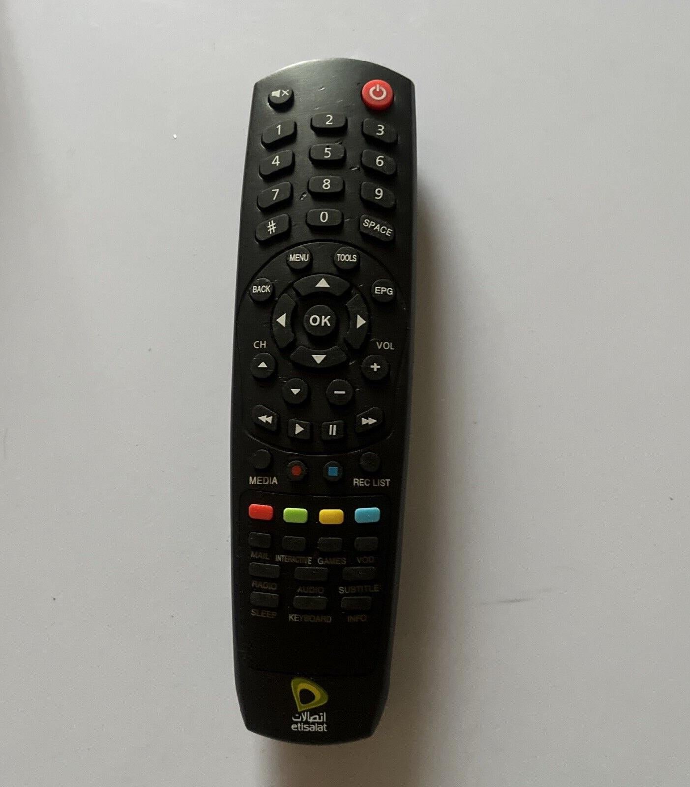 Genuine Etisalat Remote Control Retro Unit