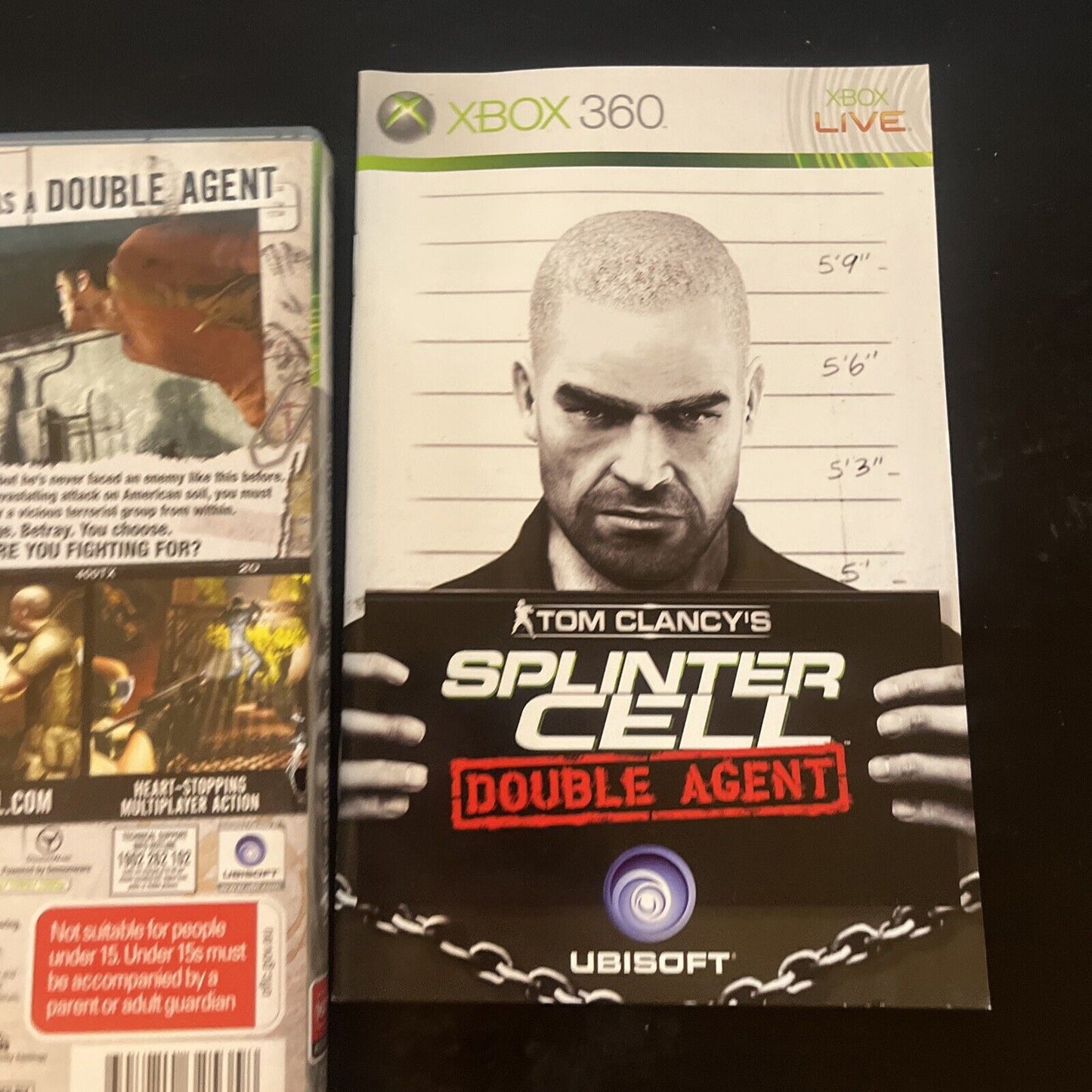 Tom Clancy's Splinter Cell Double Agent - Microsoft Xbox 360 PAL with Manual