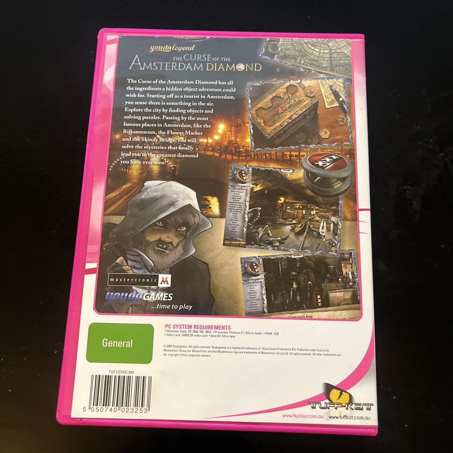 Youda Legend The Curse Of The Amsterdam Diamond - PC Windows Hidden Object Game