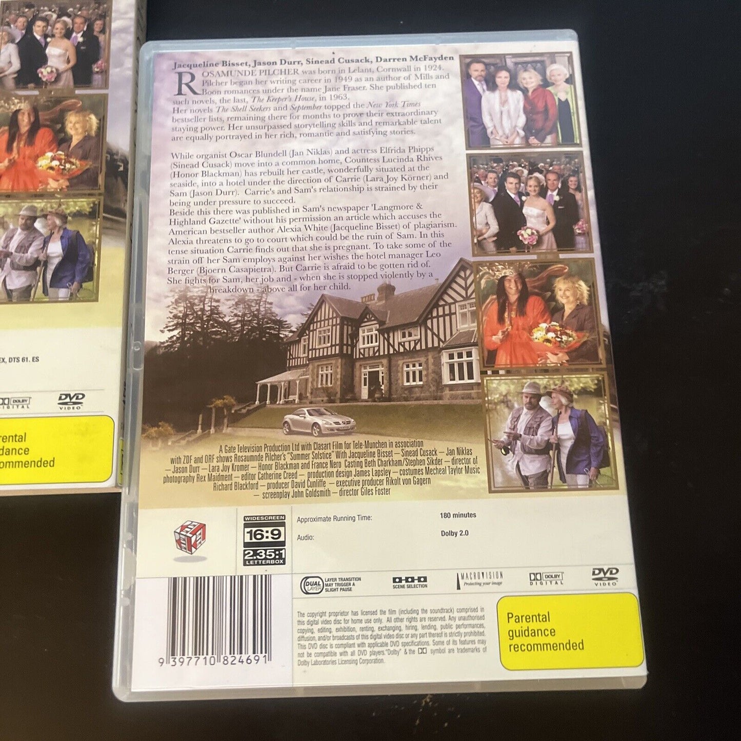 Rosamunde Pilcher: Summer Solstice (DVD, 2005, 2-Disc) Jacqueline Bisset Region4