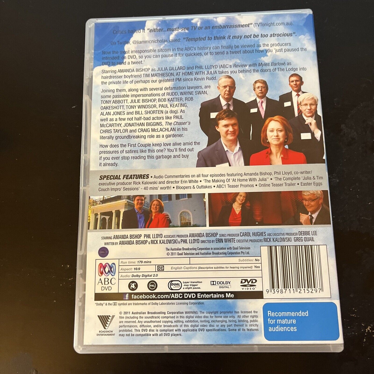 At Home With Julia (DVD, 2011) Amanda Bishop, Phil Lloyd, NEW Region 4