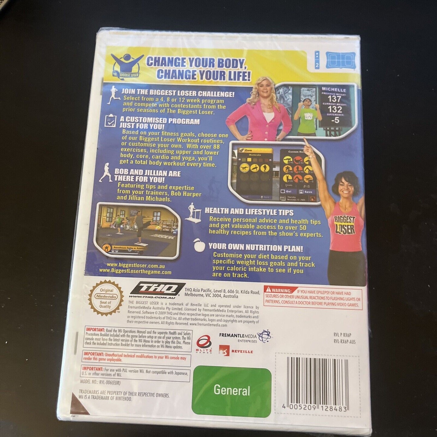 *New Sealed* The Biggest Loser Nintendo Wii PAL