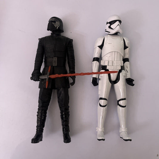 Star Wars Kylo Ren 12" C-3632A & 12" Stormtrooper C-3532A