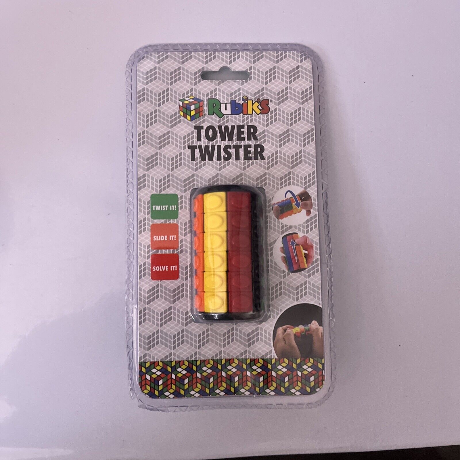 Puzzle Rubik's Tower Twister – Rotante E Scorrevole – Spin Master, Nuovo