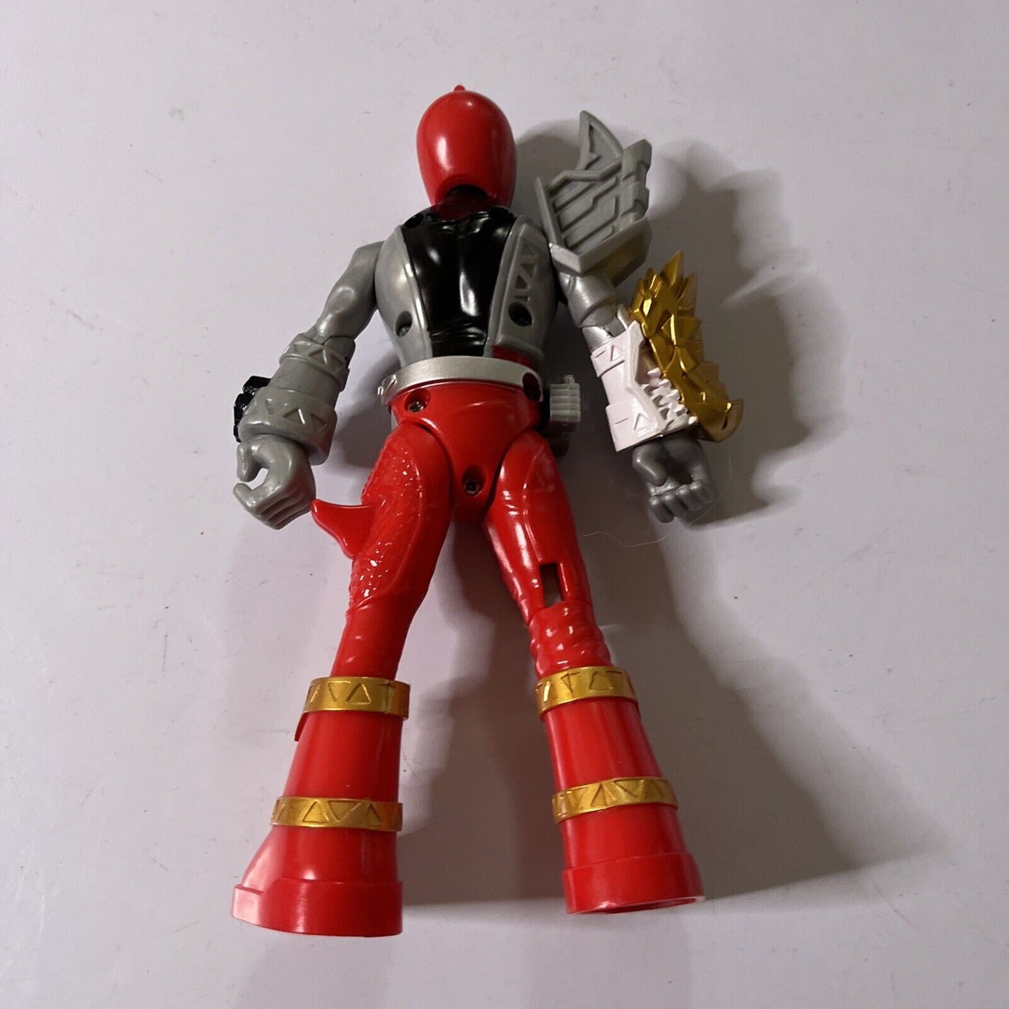 3x Power Rangers 6.5" Action Figures: Blue & Red Ranger 2021, Shockhorn
