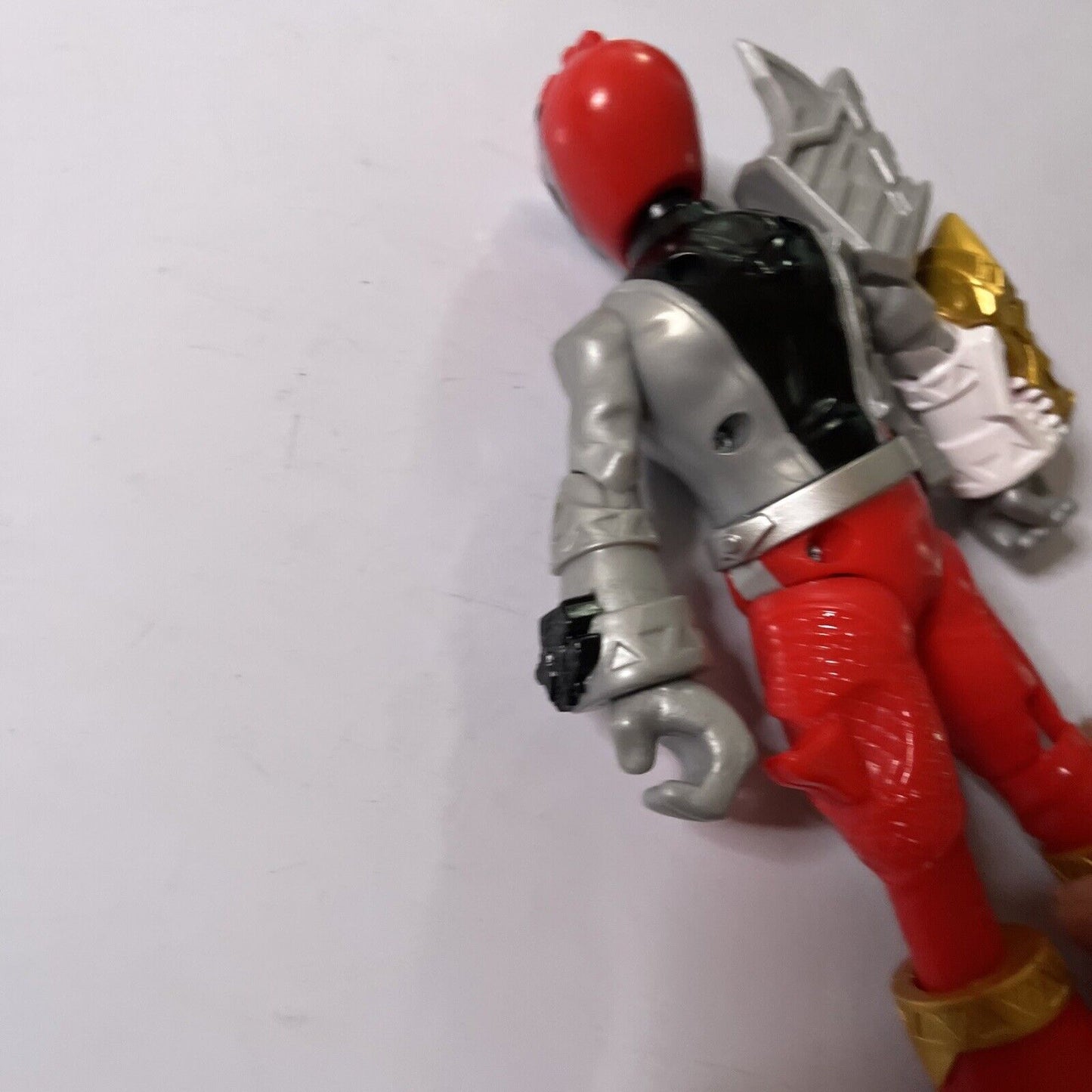 3x Power Rangers 6.5" Action Figures: Blue & Red Ranger 2021, Shockhorn